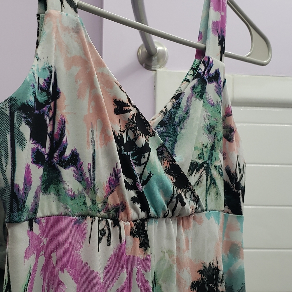 Metaphor maxi palm tree dress size xs